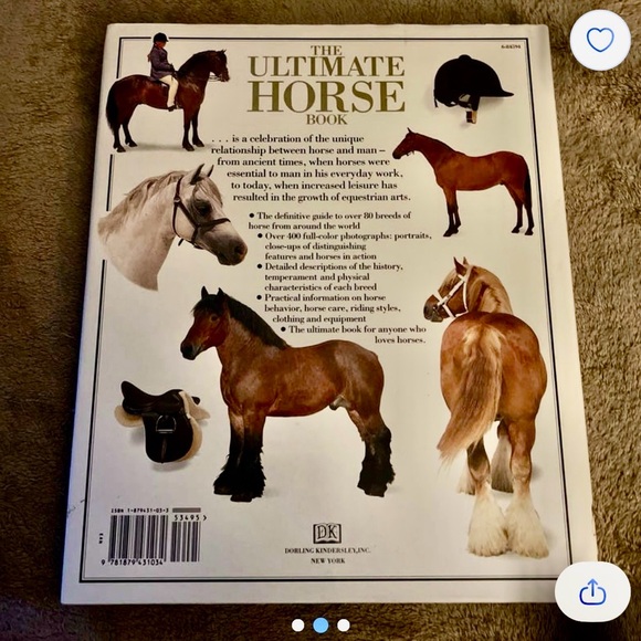 The Ultimate Horse Book by Elwyn Hartley Edwards - Picture 2 of 3